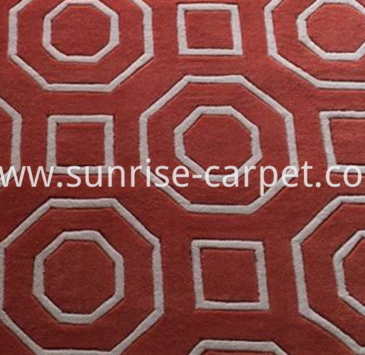 hand tufted carpet with design 2